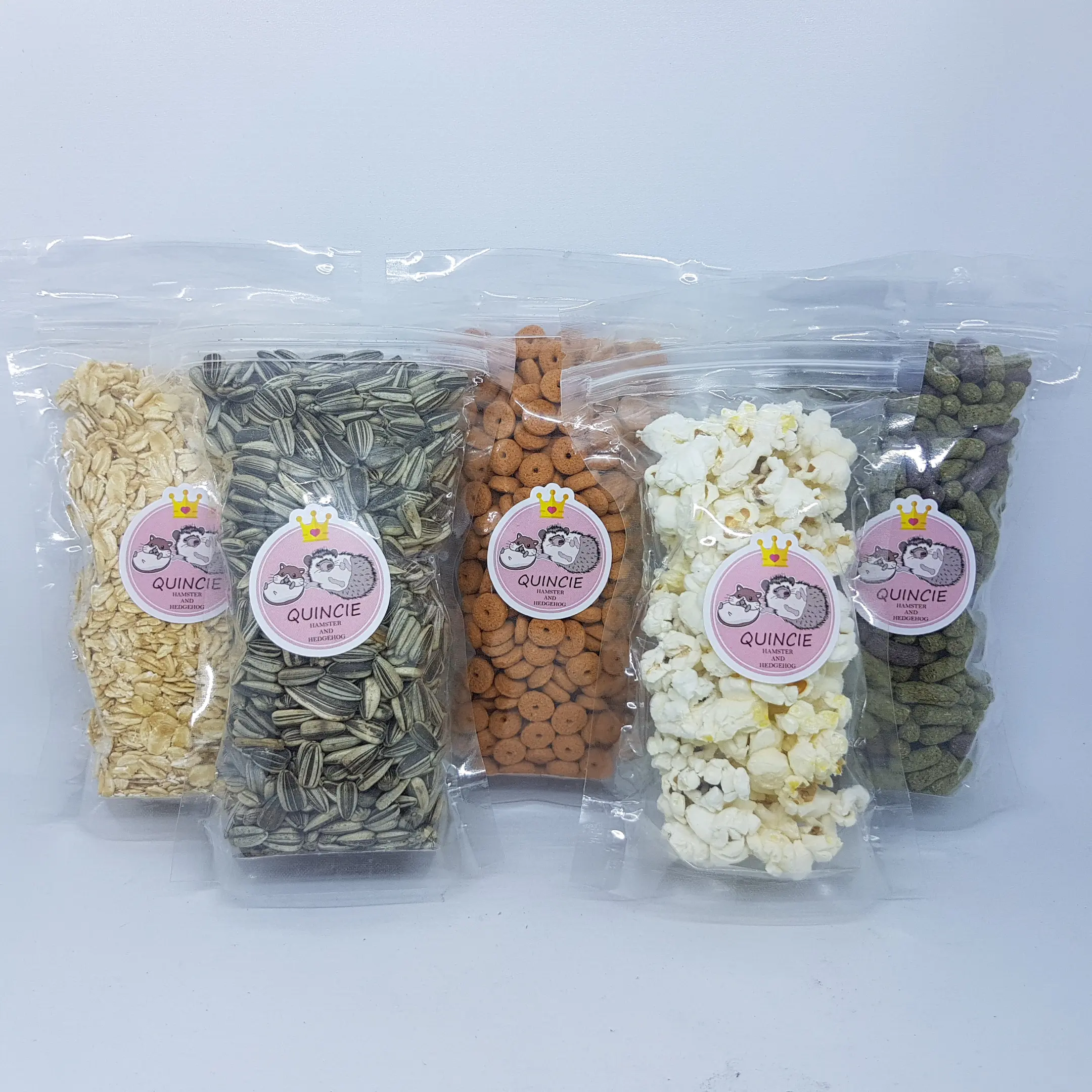 Paket Snack Hamster dried carrot kwaci oatflakes popcorn mixberries