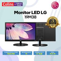 Gambar Monitor LED LG 19M38 19M38A 19M38A-B 19" 1366x768 VGA dari Collins Official Kota Administrasi Jakarta Pusat 1 Tokopedia