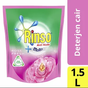 rinso molto detergent cair Rose Fresh 1.5 liter