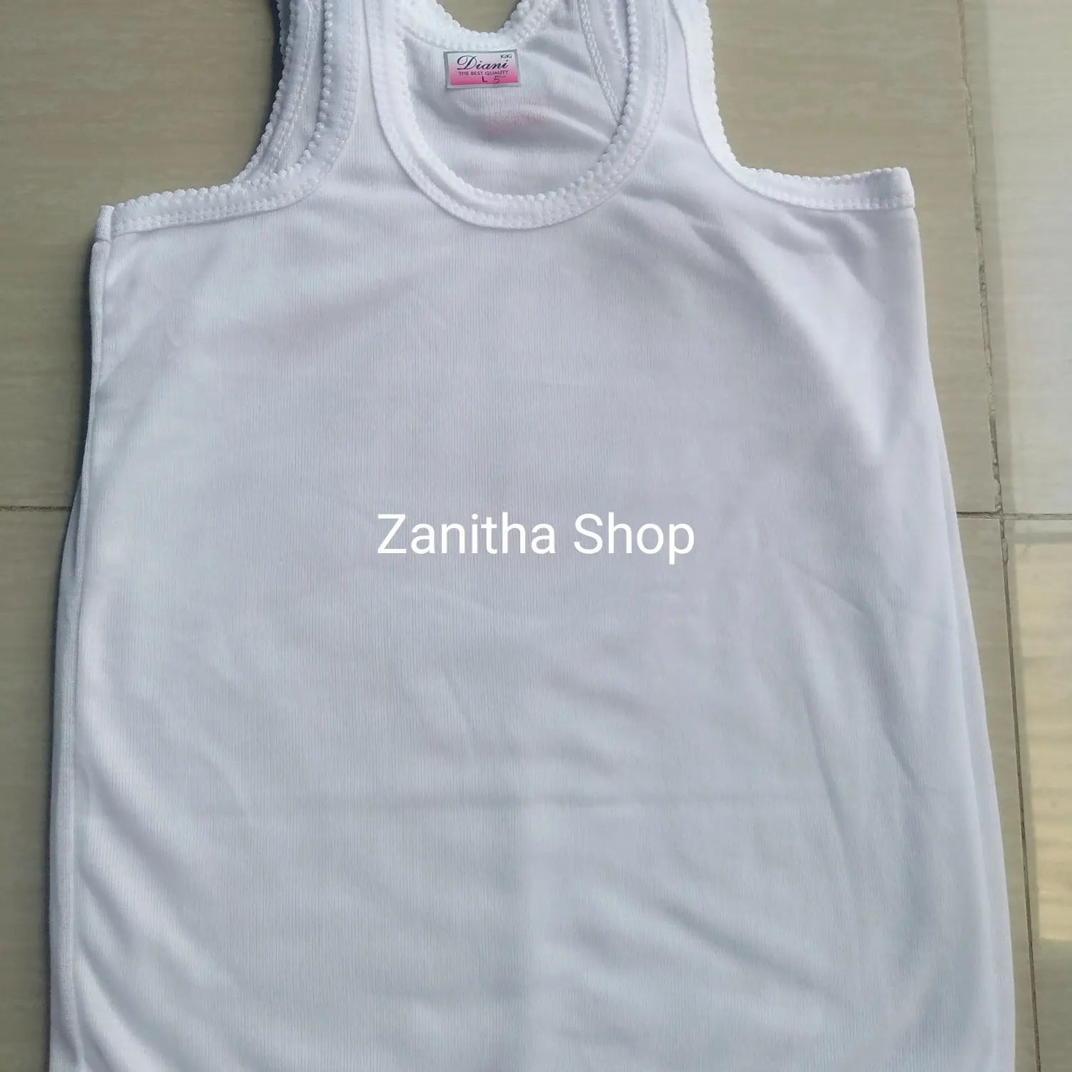 Kaos singlet anak kaos kutang dalam anak Putih Polos Murah Berkualitas