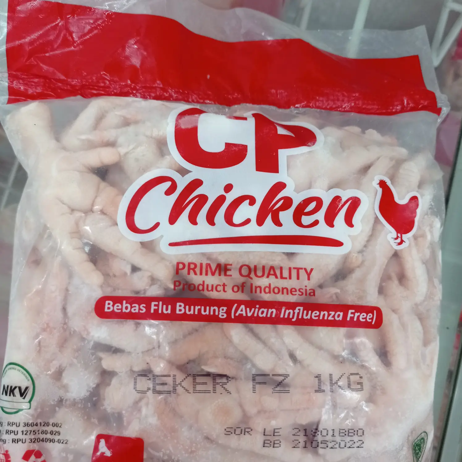 CP ceker chicken frozen berkuku 1kg
