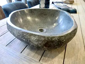 Washtafel Batu Kali ( River Stone)