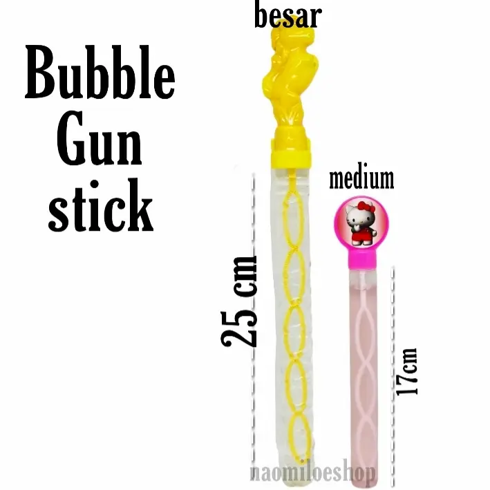 BUBBLE GUN STICK MAINAN ANAK GELEMBUNG SABUN 6