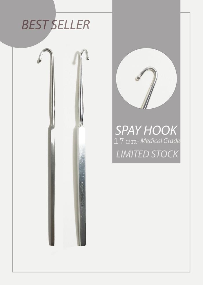 Gambar READY STOCK Spay Hook Operasi Ovarihisterektomi Kedokteran Hewan dari petandmedstuff Kota Yogyakarta Tokopedia