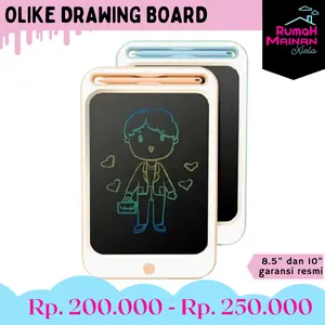 OLIKE LCD DRAWING BOARD- MAINAN PAPAN TULIS DIGITAL EDUKASI -1866 1867