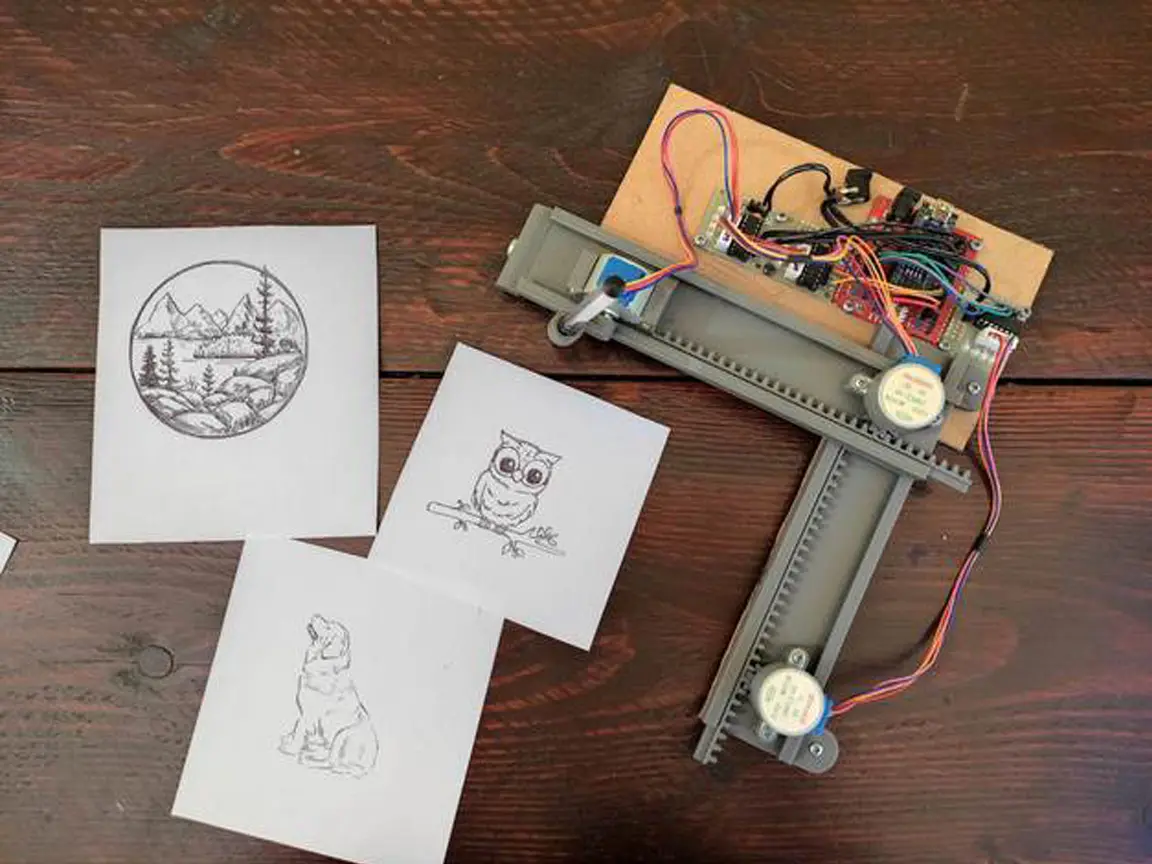 Arduino+mini+CNC+plotter/ print 3d (hanya rangka saja)