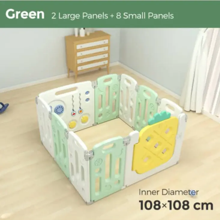 Little Giggles Fruit Playpen Baby Fence - Pagar Bayi 108 x 108 x 65cm