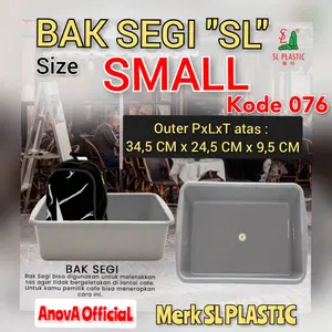 BAK SEGI SMALL. KECIL . 076 ALASKA SL PLASTIC. BASKOM KOTAK TAHU.
