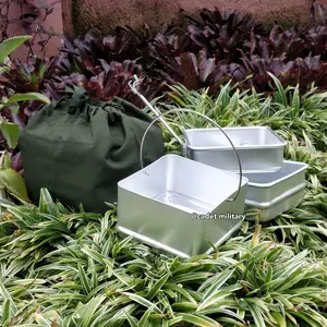 Nesting Misting Kotak Makan Set TNI POLRI | Alat Masak Outdoor Camping