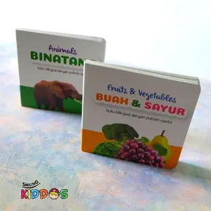 BOARDBOOK SK - Buku Bayi Anak Board Book Mini Mainan Edukasi Binatang