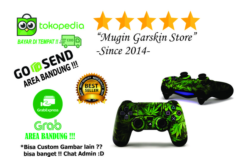 Garskin FULL Stik Controller PS4 Motif g4NJa (FREE CUSTOM) Shop