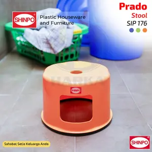 PRADO Kursi Jongkok Plastik / Bangku Bulat Anak | SHINPO SIP 176