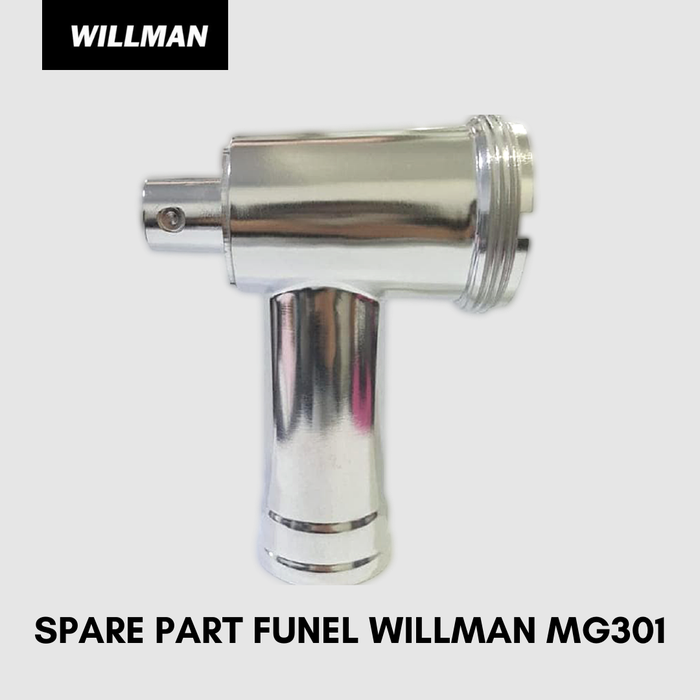 Gambar Spare Part: Funel Corong Alumunium Meat Grinder WILLMAN MG301 dari Willman Indonesia Kota Administrasi Jakarta Timur Tokopedia