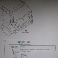Gambar PO REAR COMBINATION RH DAN LH NEW TOYOTA AGYA NEW 2020/2021 dari toyota duta cendana Kab. Cianjur 3 Tokopedia