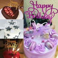 Gambar Topper Cake Happy Birthday dari JDKids Shop Kota Administrasi Jakarta Selatan 1 Tokopedia