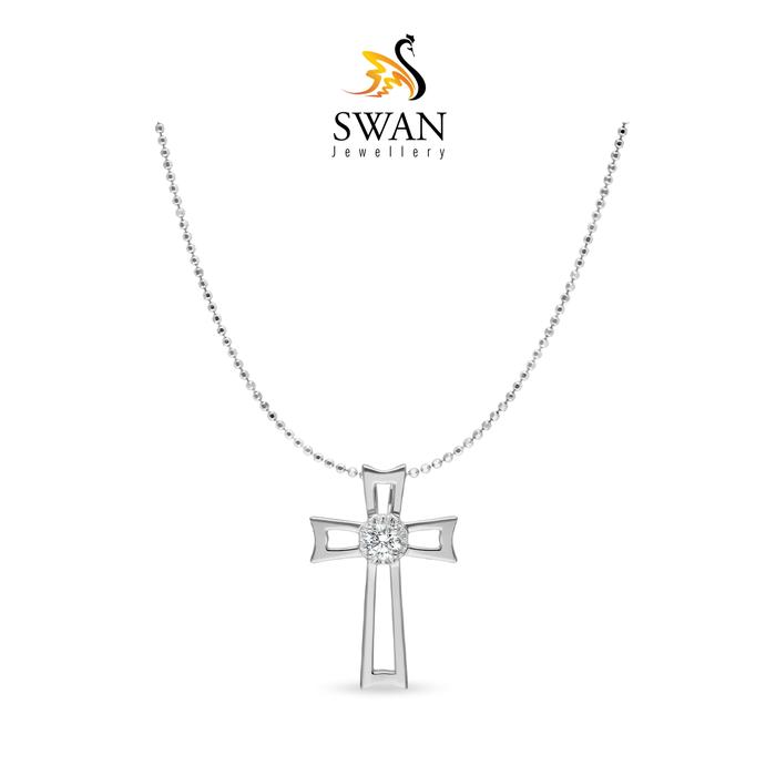 Gambar Liontin Berlian Salib IMPD868273 - Rose Gold dari Swan Jewellery Kota Administrasi Jakarta Selatan Tokopedia