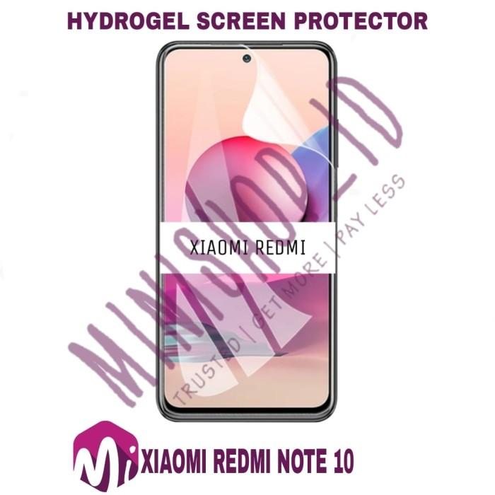 Gambar XIAOMI REDMI NOTE 10S HYDROGEL SCREEN PROTECTOR GUARD FULLCOVER dari MINISHOP OFFICIAL Kota Tangerang Tokopedia