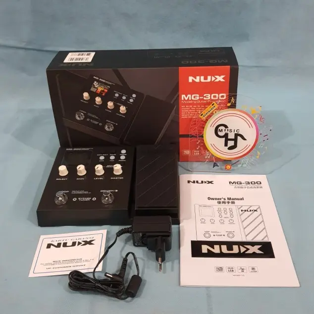 Nux Mg300 Efek Gitar Modeling Effect Gitar Original Nux Mg 300 3