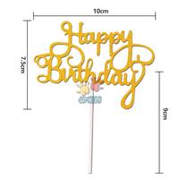 Gambar Topper Cake Happy Birthday dari JDKids Shop Kota Administrasi Jakarta Selatan 4 Tokopedia