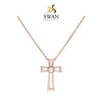 Gambar Liontin Berlian Salib IMPD868273 - Rose Gold dari Swan Jewellery Kota Administrasi Jakarta Selatan 3 Tokopedia
