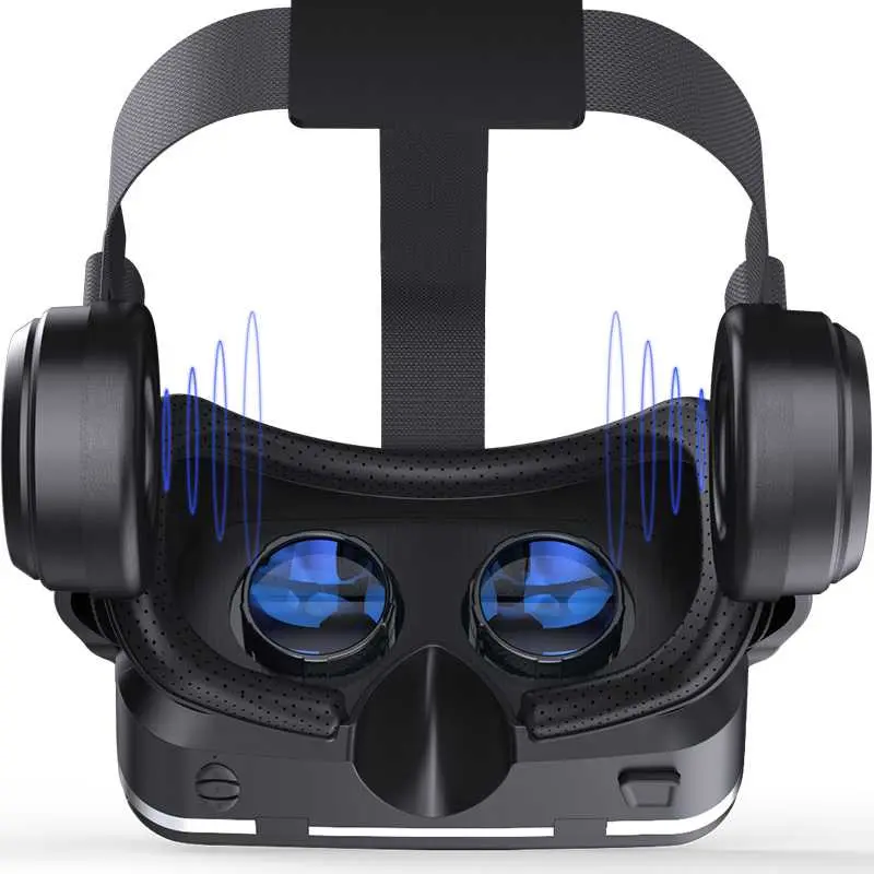 Shinecon 6.0 VR Box Virtual Reality Glasses dengan Headphone 2
