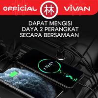 Gambar Vivan VCC01 Small Car Charger Dual Port USB 2.4A With Cable Micro USB - Putih dari Liem Group Kota Administrasi Jakarta Barat 4 Tokopedia