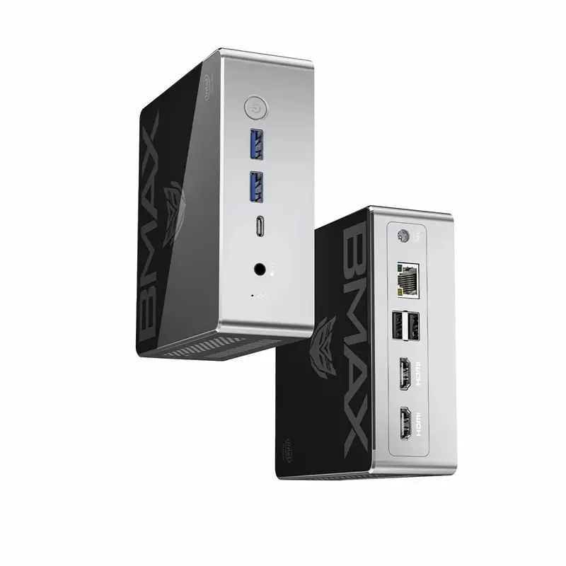 Mini PC BMax B2 Plus 8/128GB SSD Intel N4120 4K HDMI Windows 11 PRO 1
