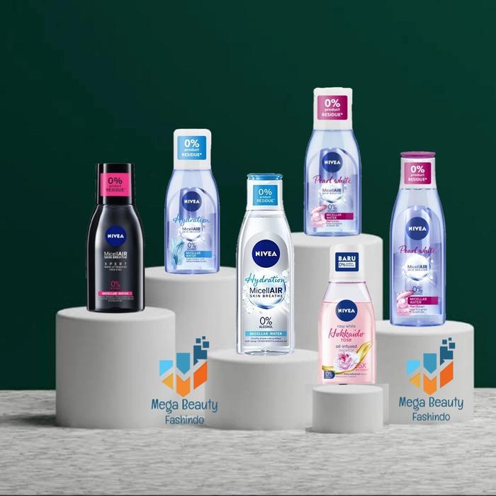 Gambar Nivea MicellAIR Water Pembersih Wajah Hydration - Pearl White - Oil dari Mega Beauty Fashindo Kab. Tangerang Tokopedia