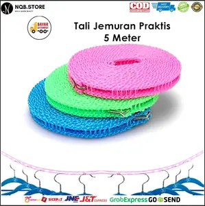 Tali Jemuran 5M Super Praktis 5 meter M Model Tarik Bongkar Baju