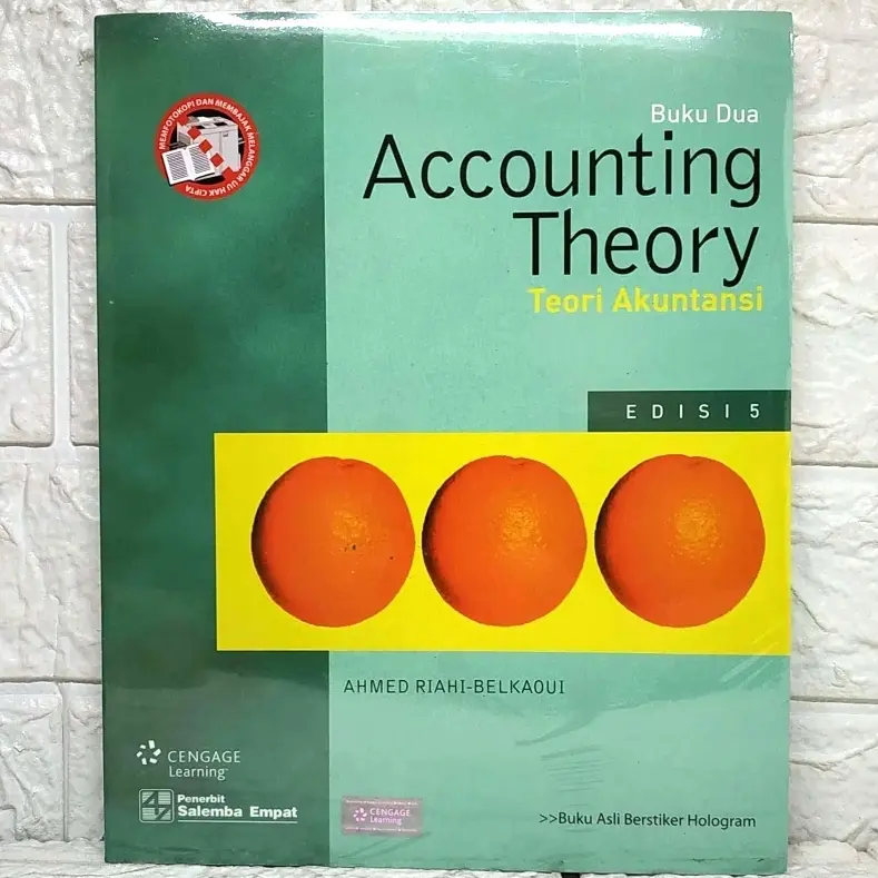Buku TEORI AKUNTANSI 2 Edisi 5 Accounting Theory Ahmed Riahi Belkaoui 1