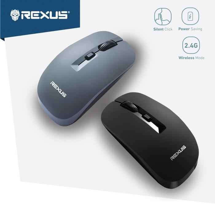 Gambar Mouse Wireless Rexus Office Q20 Silent dari Multi Komputer Kota Administrasi Jakarta Barat Tokopedia