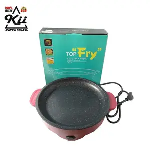 Fry Disc BBQ Grill Elektrik - Wajan Penggorengan BBQ Listrik 22cm