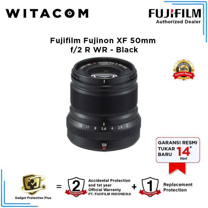 Gambar Lensa Fujifilm Fujinon XF 50 mm / XF50mm f2 R WR - Black dari Witacom Kota Administrasi Jakarta Pusat Tokopedia