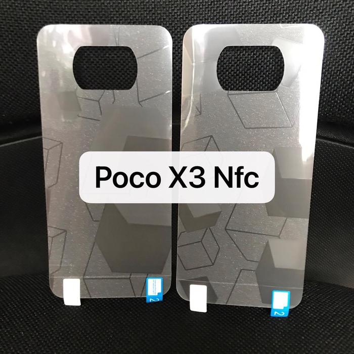 Gambar XIAOMI POCO X3 NFC SKIN GLITTER BACKSCREEN PROTECTOR DIAMOND dari MINISHOP OFFICIAL Kota Tangerang Tokopedia
