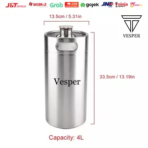 Nitro coffee / beer keg 4liter / mini keg / nitro cold brew