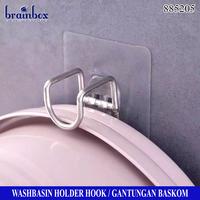Gambar Baskin Hanger Gantungan Tempel Stainless Baskom Ember Serbaguna Hanger dari Brainbox Car and Home Kota Batam 3 Tokopedia