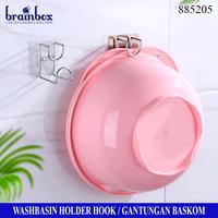 Gambar Baskin Hanger Gantungan Tempel Stainless Baskom Ember Serbaguna Hanger dari Brainbox Car and Home Kota Batam 1 Tokopedia