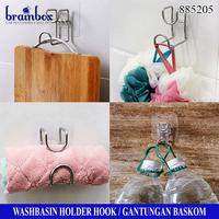 Gambar Baskin Hanger Gantungan Tempel Stainless Baskom Ember Serbaguna Hanger dari Brainbox Car and Home Kota Batam 4 Tokopedia
