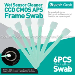 CCD Swab (isi 6 pcs) Pembersih Sensor Kamera Digital DSLR Wet Cleaning