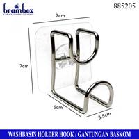 Gambar Baskin Hanger Gantungan Tempel Stainless Baskom Ember Serbaguna Hanger dari Brainbox Car and Home Kota Batam 2 Tokopedia