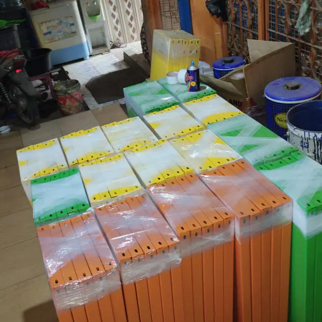 Hambalan/Shelving Rak Besi Siku Lubang uk. L50xP100