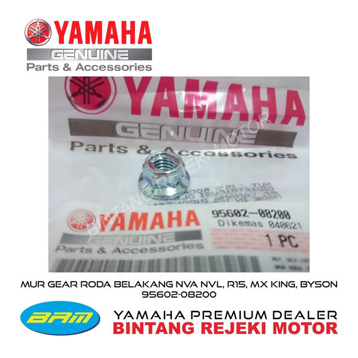 Gambar MUR GEAR GIR RODA BELAKANG NVA NVL, R15, MX KING, BYSON 95602-08200 dari Yamaha Bintang Rejeki Motor Kab. Bandung Tokopedia