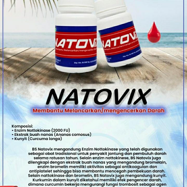 BIOSYAFA NATOVIX ( membantu melancarkan/mengencerkan darah)