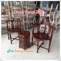 Gambar Kursi Teras Anggur Kayu Jati Harga Murah dari Toko Indo Furniture Kab. Jepara 4 Tokopedia