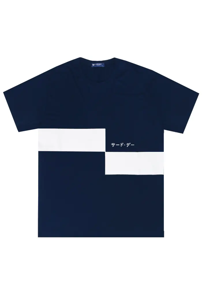 Gambar Third Day MTI36 Kaos T-Shirt Pria Instacool Gant Chart Katakana Navy - S dari THIRD DAY Kota Bandung 5 Tokopedia