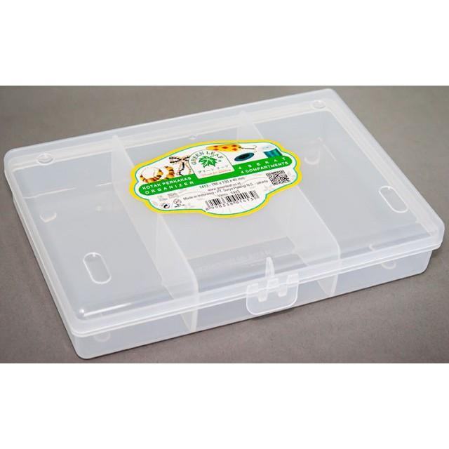 Gambar Kotak Perkakas Organizer 4 Sekat / 4 Compartment dari MJHOMEOLSHOP Kab. Tangerang Tokopedia