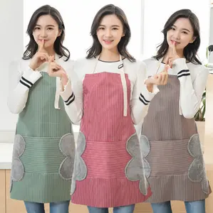 Celemek Masak Apron Dapur Anti Air Minyak Bisa Lap Tangan PREMIUM Terbuat dari Oxford dan Bulu Handuk Tahan Air Mudah Dibersihkan Tali Adjustable Desain Nyaman Wear Resisting Tahan Lama