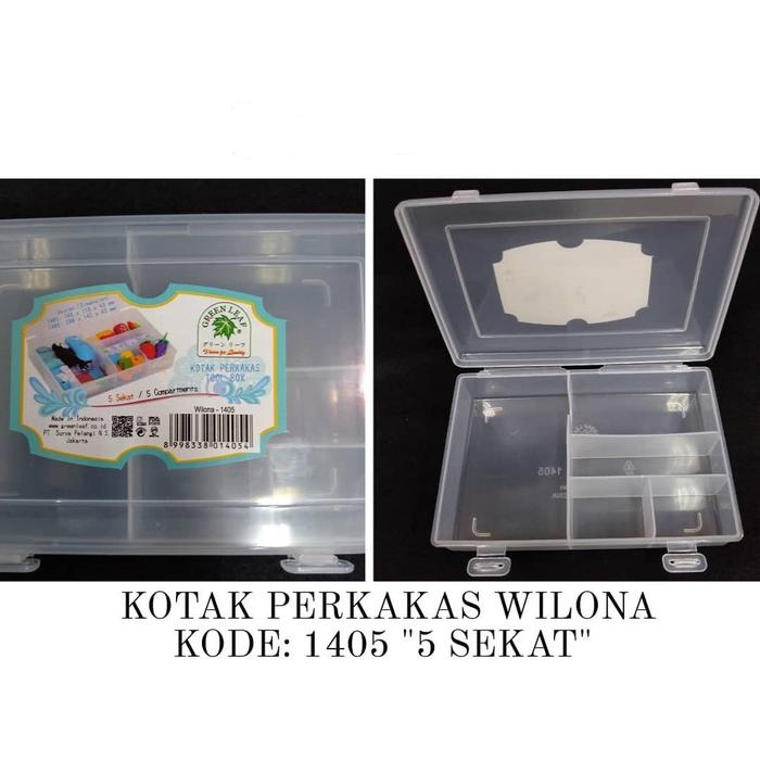 Gambar Kotak Perkakas Tool Box 5 Sekat / 5 Compertment dari MJHOMEOLSHOP Kab. Tangerang Tokopedia