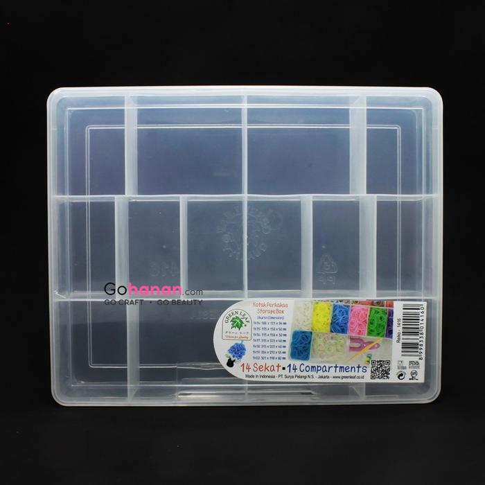 Gambar Kotak Perkakas Storage Box 14 Sekat / 14 Compertments dari MJHOMEOLSHOP Kab. Tangerang Tokopedia