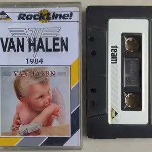 Kaset pita rock team rockline van halen album 1984
